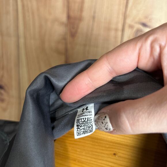 Under Armour Half Zip Coldgear Gray Camo Long Sleeve Size M - Picture 5 of 11